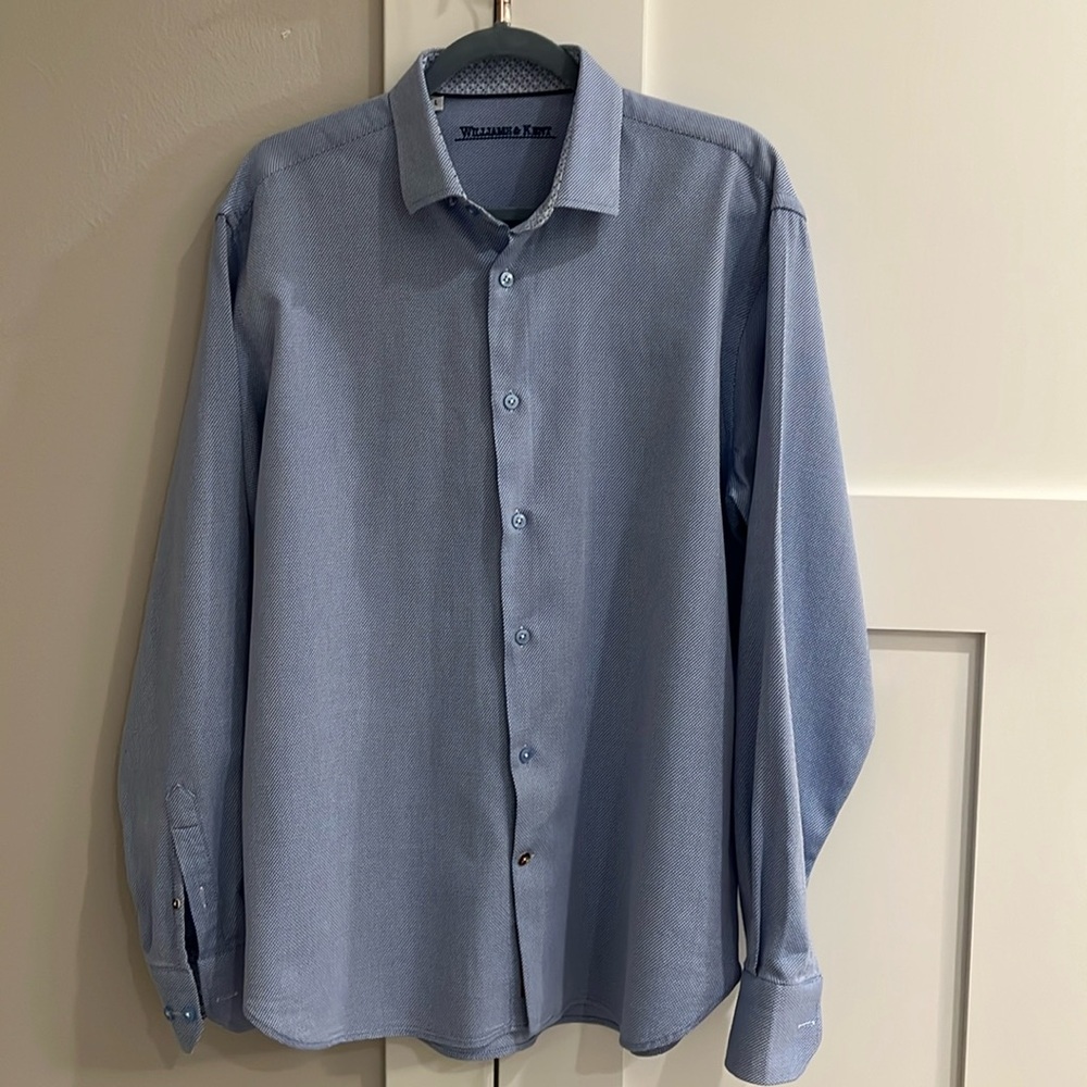 Williams and Kent button down collared shirt with contrasted cuffs and neckline